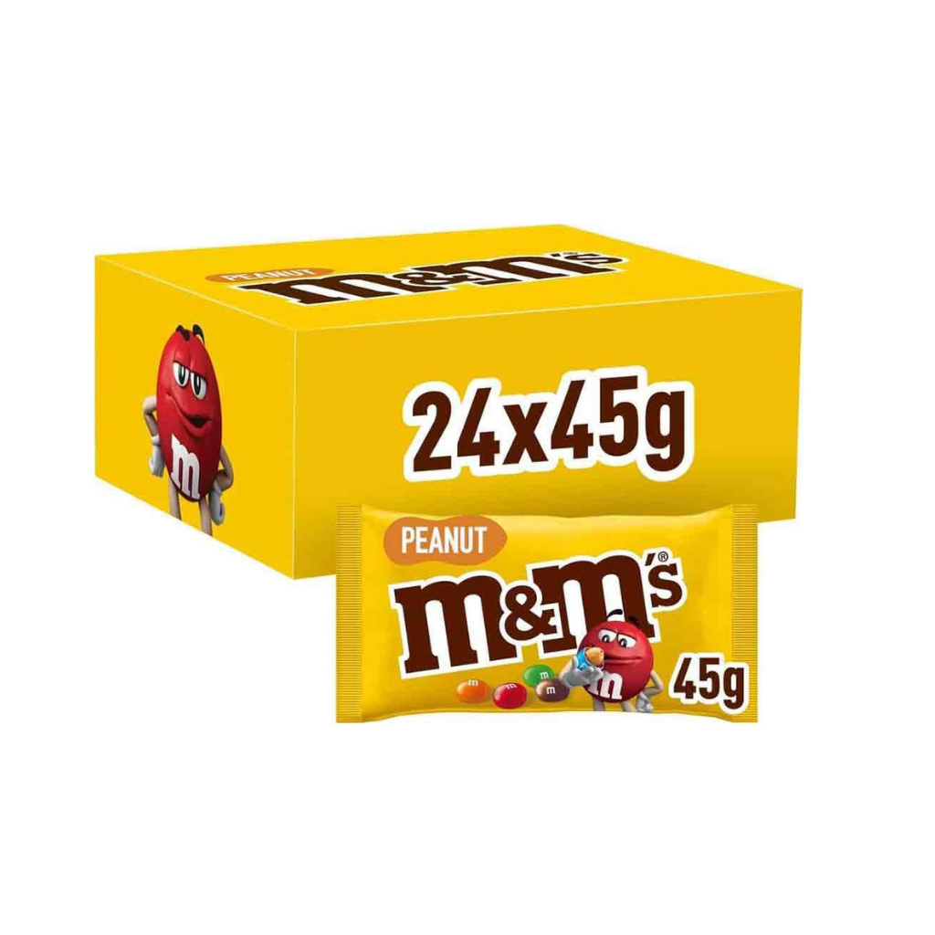 M&M PEANUT 45GR X24
