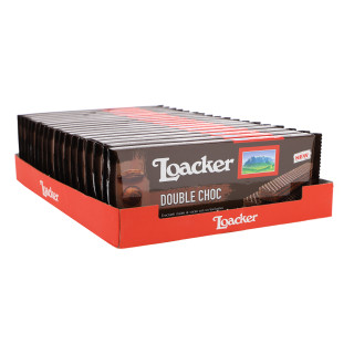 LOACKER CLASSIC 175G X 18 DOUBLE CHOC