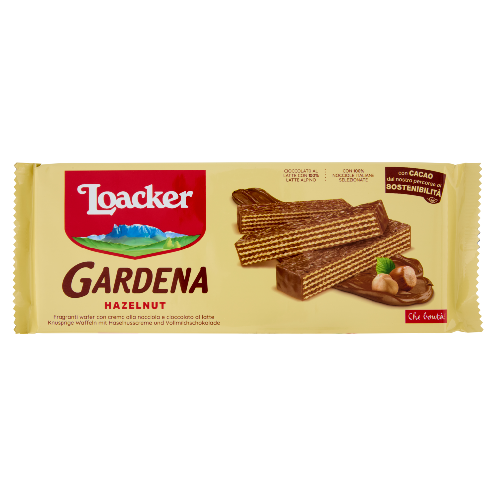 LOACKER GARDENA 200G X 10 HAZELNUT