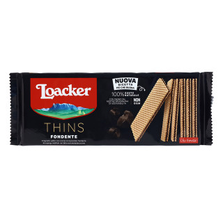 LOACKER THINS 150GX18 FONDENTE DARK NOIR