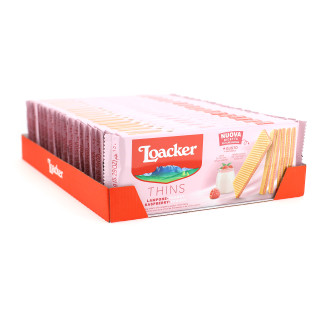 LOACKER THINS 150GX18 LAMPONE-YOGURT