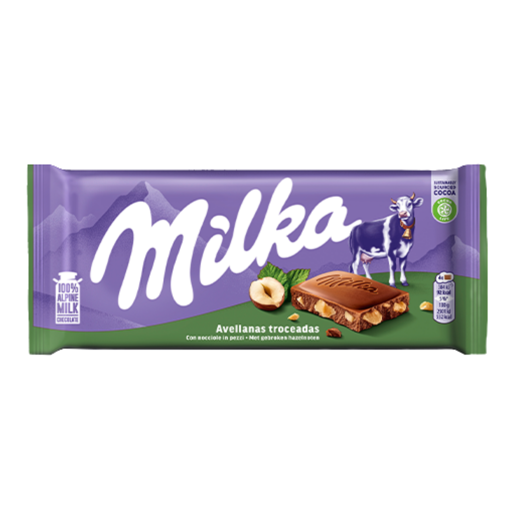MILKA HAZELNUT 90 GR
