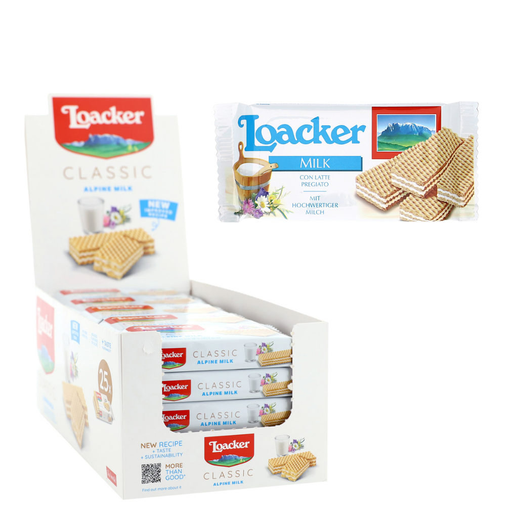 LOACKER CLASSIC 45G X 25 X 12 MILK