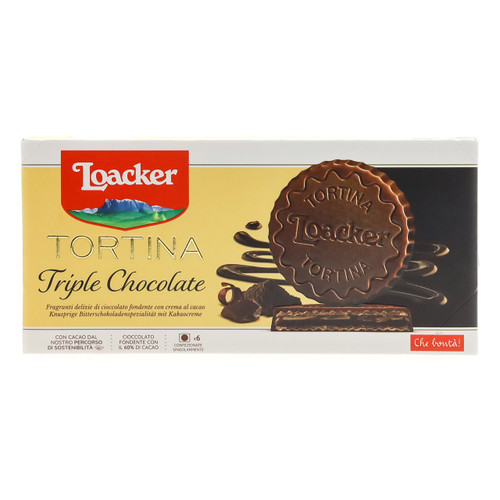 LOACKER TORTINA 21G X 3 X 12 TRIPLE CHOCOLATE