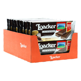 LOACKER CLASSIC 135GX18 CACAO&MILK