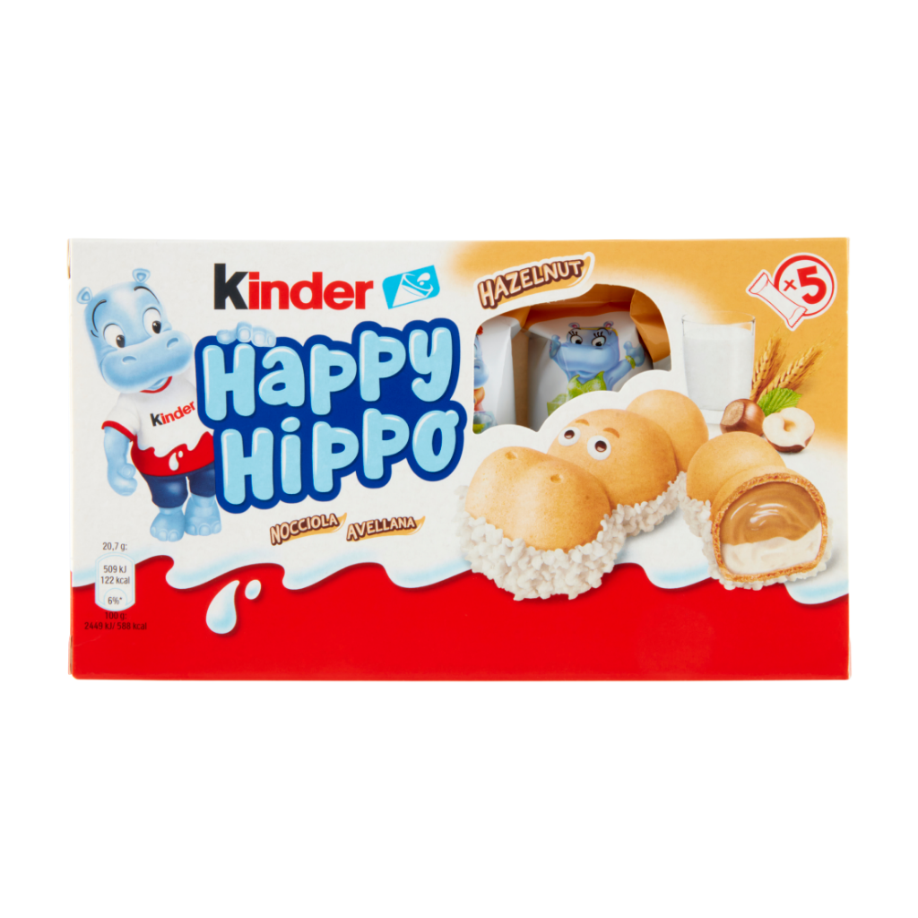 HAPPY HIPPO X5 NOCCIOLA 10 X BOX