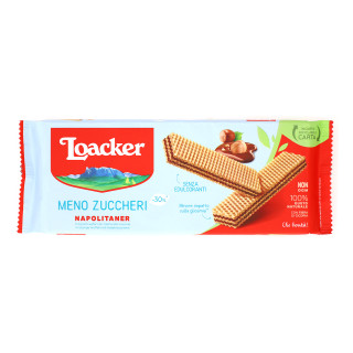 LOACKER MENO ZUCCHERI 175GX18 NAPOLITANER