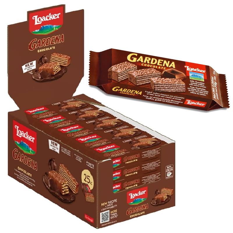 LOACKER GARDENA 38G X 25 X 12 CHOCOLATE